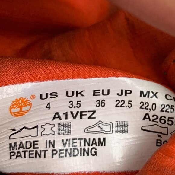 Timberland Junior Mixed-Media Gaiter Boots Special Release Size 4(Big Kids) - Picture 10 of 12